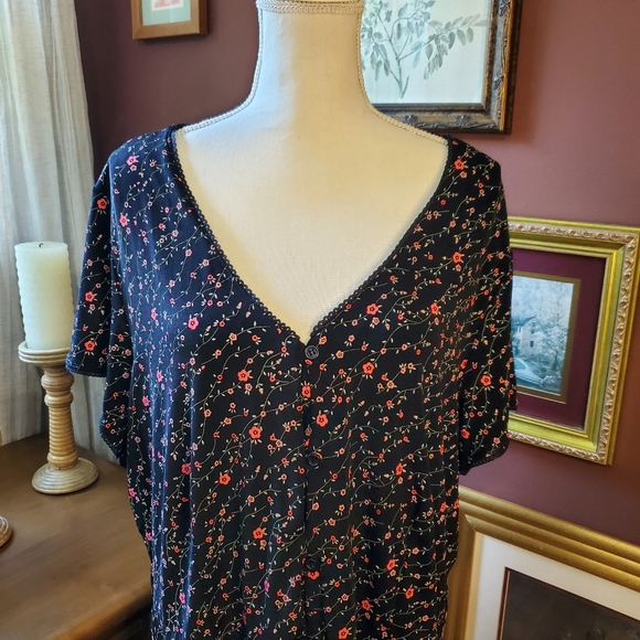 Vintage Plus Size floral 3X Notations - Picture 7 of 14